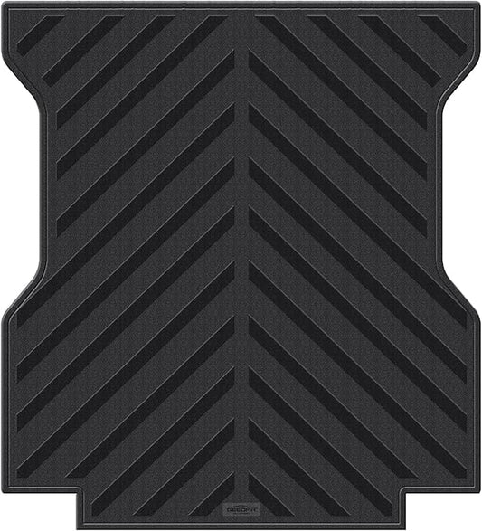 GEEDAR Rubber Bed Mat Compatible with 2024 2025 Toyota Tacoma 5Ft Heavy Duty Truck Bed Mat for Toyota Tacoma 5ft Truck Bed Liner, Heavy Duty Pickup Bed Accessories Cargo Mat