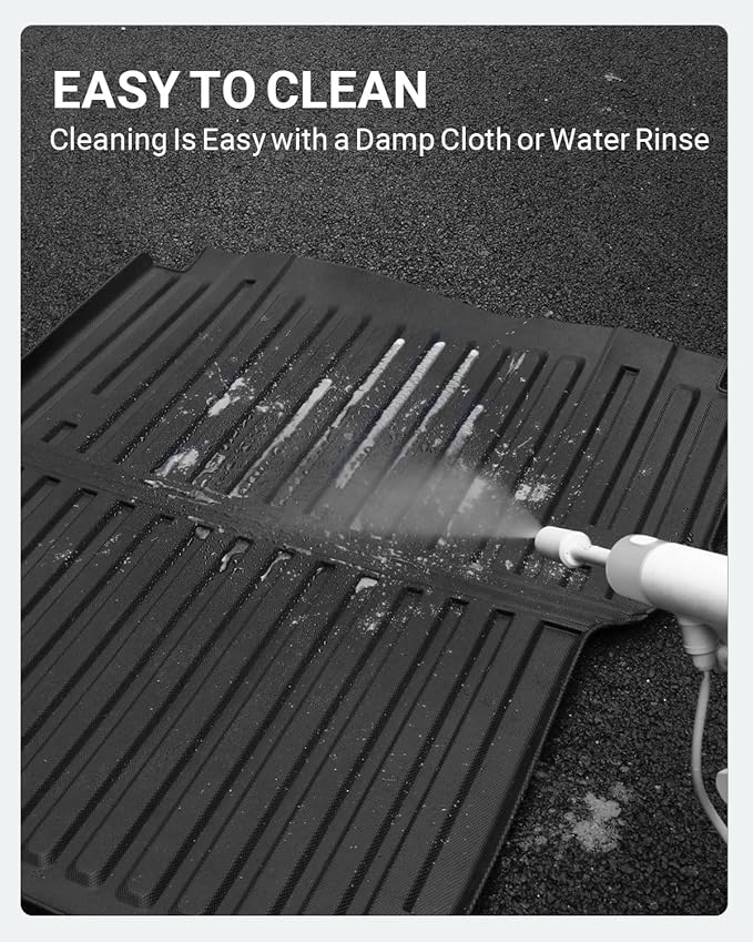 Ecarzo Truck Bed Mat Custom Fit for 2025-2019 Chevrolet Silverado/GMC Sierra 2500 3500 HD Accessories 6.8FT Bed Liner Pick Up Cargo Mat, All Weather Protection TPE Heavy Duty Trunk Bed Mat