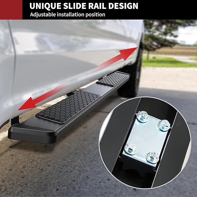 YITAMOTOR Running Boards Compatible with 2019-2025 Dodge Ram 1500 Crew Cab New Body Style Nerf Bars Side Step (Exclude 1500 Classic)