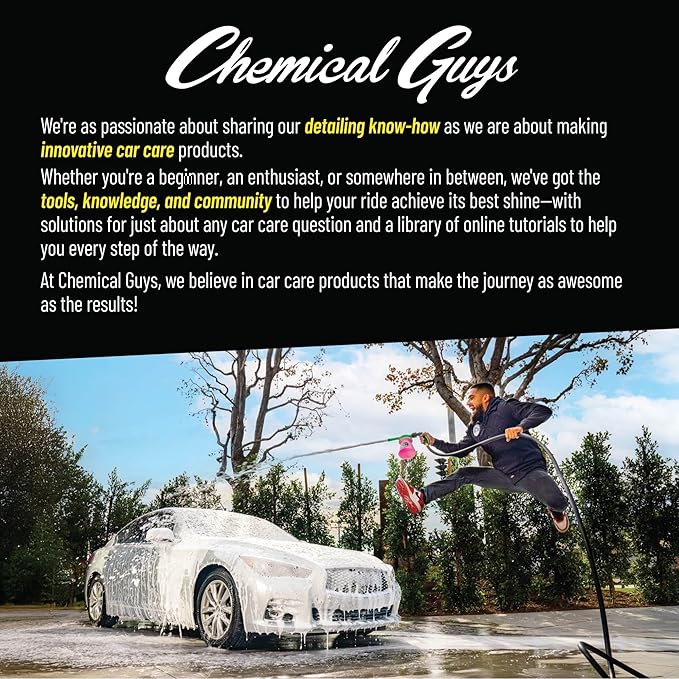 Chemical Guys Bug & Tar Wash Heavy Duty Bug, Tar, Grime, Tree Sap & Bird Dropping Remover - Safe for Paint, Glass, Chrome, Plastic & All Exterior Surfaces (128 oz/1 Gal) CWS_104