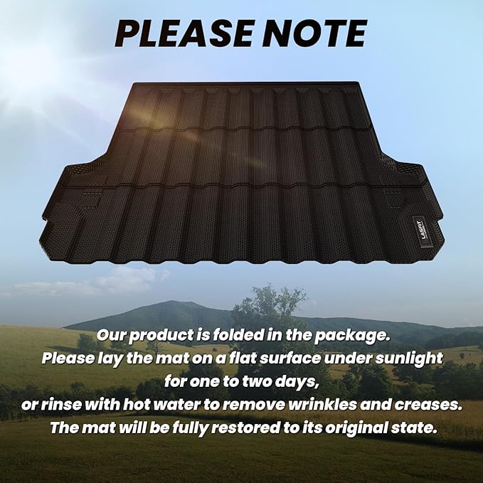 LASFIT Truck Bed Mat Fit for Chevrolet Chevy Colorado/GMC Canyon 2023 2024 2025 2026 5FT Accessories, Vehicle Bed Mat Custom Fit Flush All Weather Protection TPE Pickup Car Bed Cargo Trunk Liner