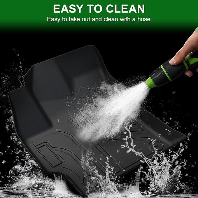 Floor Mats for 2020-2025 2026 Toyota Corolla Sedan (Not Fit for Hatchback and Cross), All Weather TPE Front Rear 2 Row Car Floor Liners Door Sill Guards for 2025 Corolla Accessories