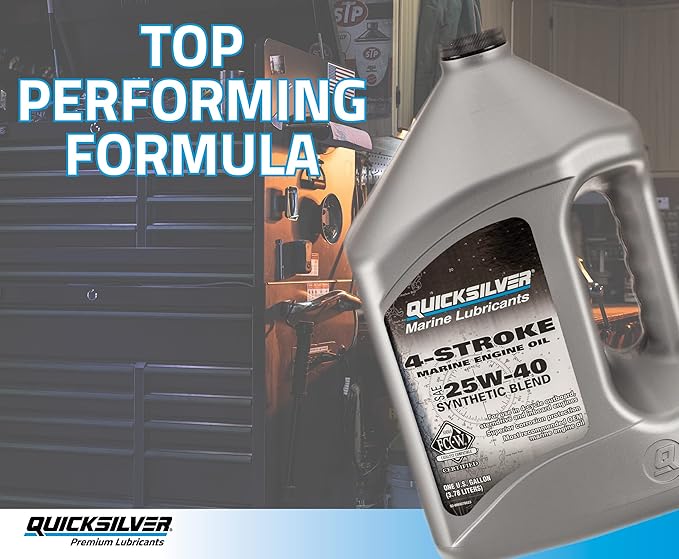 Quicksilver by Mercury Marine 25W-40 Marine Engine Oil