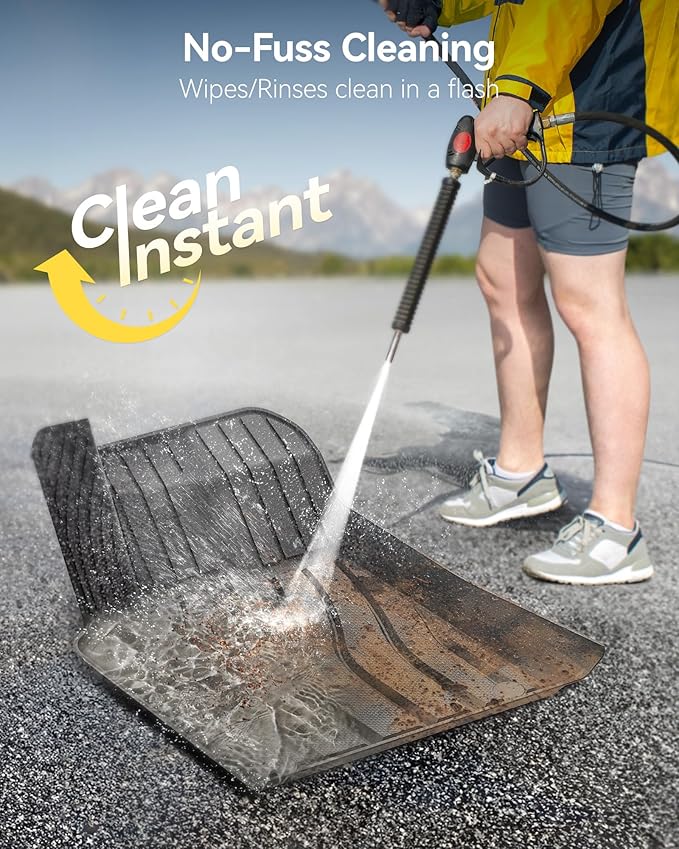 3W Floor Mats & Cargo Liner for Porsche Macan 2014-2025 TPE All Weather Custom Fit Floor Liner for Macan Full Set Car Liner Black