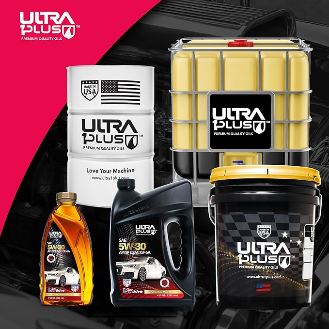 ULTRA 1PLUS SAE 5W-30 Full Synthetic Motor Oil API SP ILSAC GF-6A - 5W30 motor oil, 2 Gallon