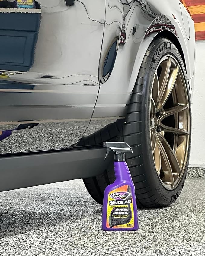 Wizards Select Hybrid Quick Ceramic Detailer Spray - 22 fl oz - SiO2 Infused Polymer Coating & Ceramic Spray Wax to Protect Paint, Ceramic Coat, Wax & Sealants
