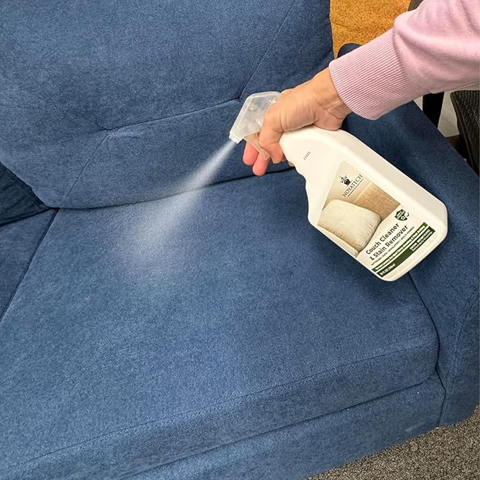 Couch Cleaner and Stain Remover Spray – Professional Strength, Multi-Surface Fabric and Upholstery Cleaner – Pet-Safe, Non-Toxic, Quick-Drying for Couches, Sofas & Car Interiors