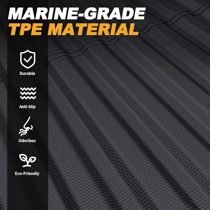 Bed Mat for Ford Ranger 2025 2024, All Weather Truck Bed Liner for 2025 Ford Ranger Accessories, 5FT 59.6'' TPE Cargo Liner Truck Mat