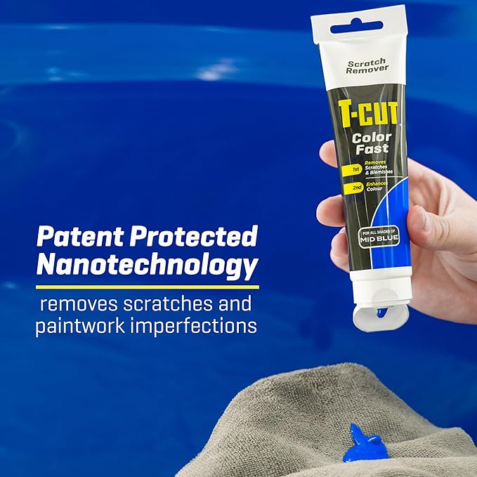T-Cut Blue Scratch Remover, Color Fast Paintwork Restorer Car Polish, 5.3 Oz