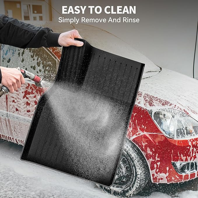 YITAMOTOR Floor Mats Fit for Model Y Juniper 5-Seater (NOT for 7-Seat), 9PCS TPE All-Weather Car Mats Full Set Interior Accessories with 1st & 2nd Row, Back Seat Mats and Cargo Liner