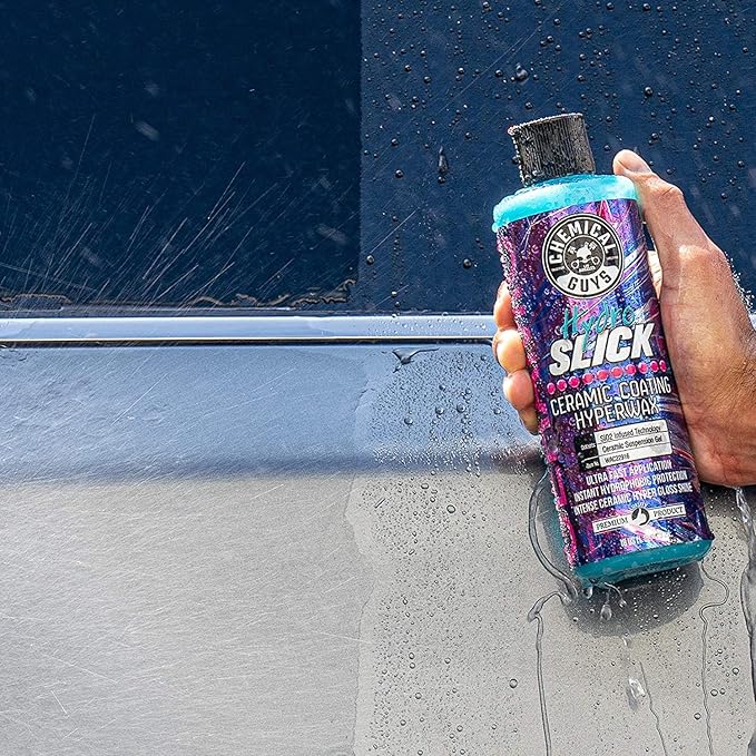 Chemical Guys HydroSlick Intense Gloss SiO₂ Ceramic Coating HyperWax - High Shine and Long-Lasting Protection, Safe for Cars, Trucks, SUVs, Motorcycles, RVs, and More - 16 oz