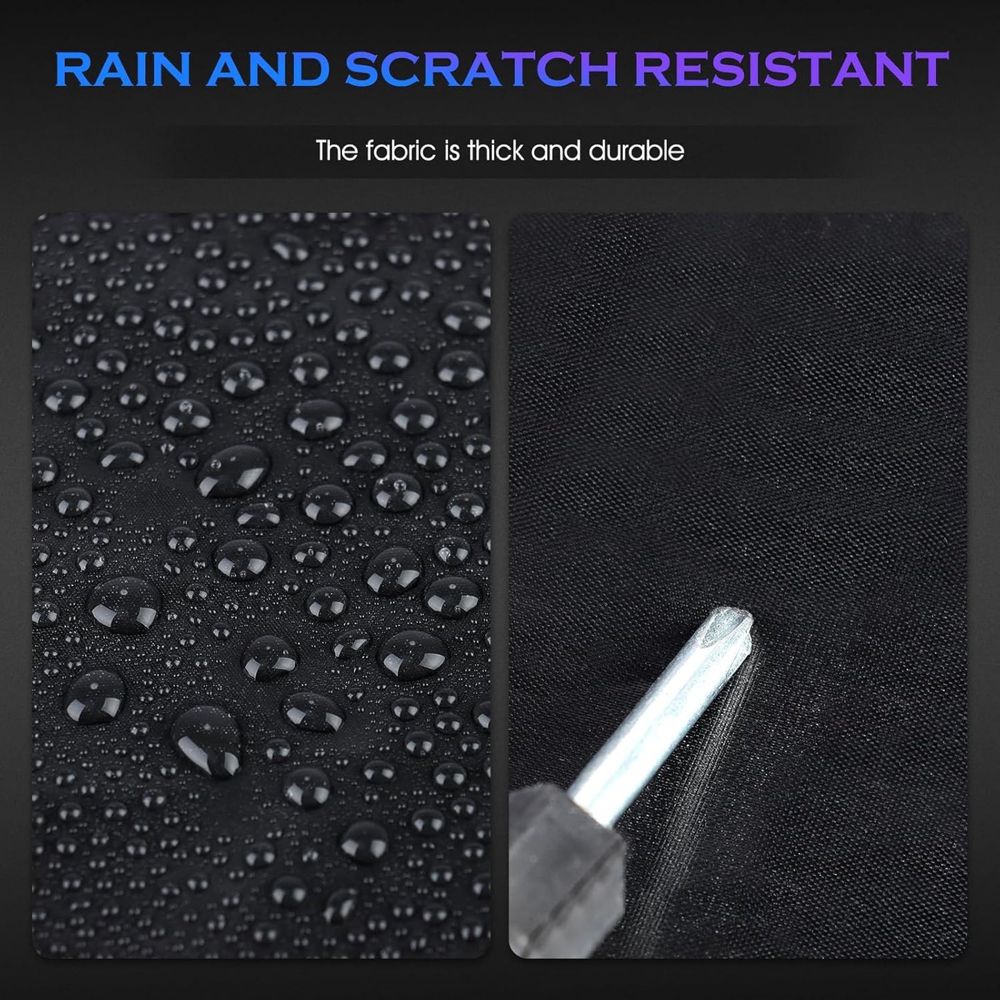 Car Cover Custom Fit for Toyota RAV4 1996-2025,Honda CRV 1997-2025, 6 Layers Truck Cover Waterproof All Weather for Automobiles,Outdoor Full Exterior Cover,Rain, Sun, Wind Protection,Black