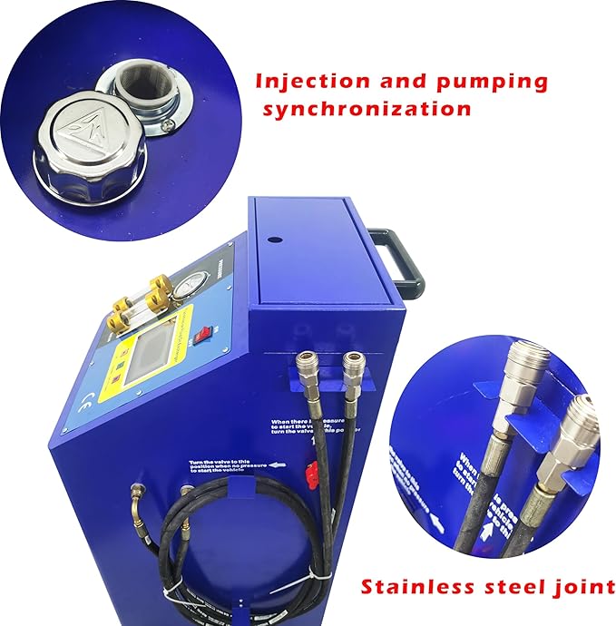 Automatic Transmission Cleaning and Oil Changing Machine, Auto Transmission Flush Machine Transmission Fluid Exchanger Oil Changer Auto Maintenance with 3.3galx2 Fuel Tank 150W