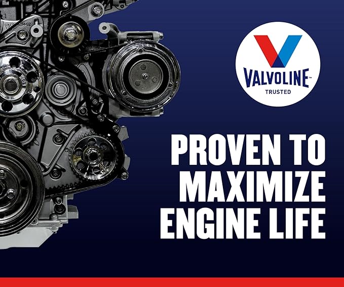 Valvoline Advanced Full Synthetic SAE 0W-20 Motor Oil 5 QT, Case of 3