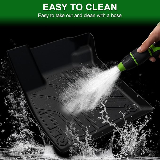 Floor Mats for Honda Accord 2018-2022 (Gas & Hybrid Models), TPE All Weather Protection Front Rear 2 Row Interior Car Floor Liners Door Sill Guards for Honda Accord Sedan Accessories