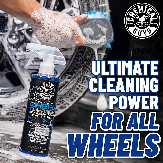 Chemical Guys CLD_203_1602 Signature Series Wheel Cleaner, Formated for All Gloss Finishes, Safe for Cars, Trucks, SUVs, Motorcycles, RVs & More 16 fl oz (2 Pack)