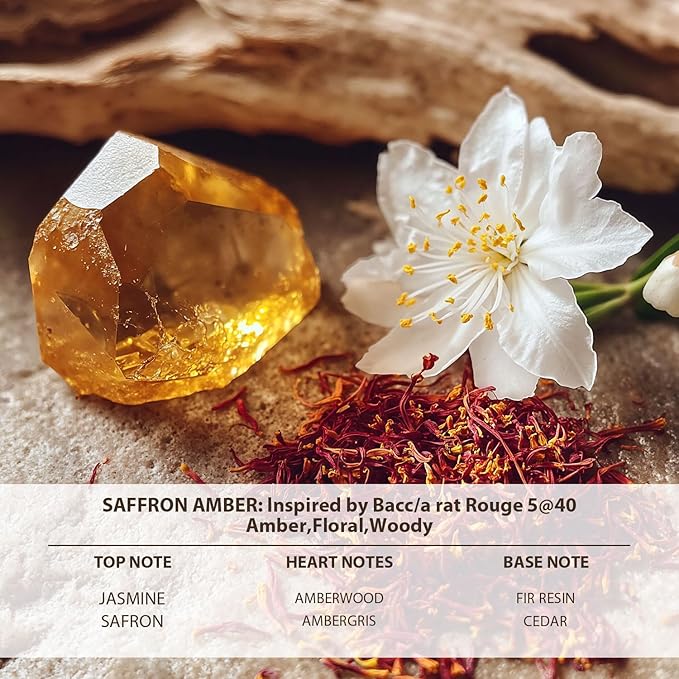 Car Air Freshener Hanging 2 Pack Car Air Fresheners Diffuser - Saffron Amber Fragrance Oil Air Diffuser for Car, 45+ days Long Lasting Fragrance, Two 0.27 FL OZ/8ML Made in USA Car Air Fresheners