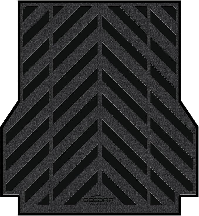 GEEDAR Rubber Bed Mat Compatible with 2005-2023 Toyota Tacoma 5Ft Heavy Duty Truck Bed Mat for Toyota Tacoma 5ft Truck Bed Liner, Heavy Duty Pickup Bed Accessories Cargo Mat
