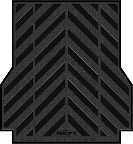 GEEDAR Rubber Bed Mat Compatible with 2005-2023 Toyota Tacoma 5Ft Heavy Duty Truck Bed Mat for Toyota Tacoma 5ft Truck Bed Liner, Heavy Duty Pickup Bed Accessories Cargo Mat