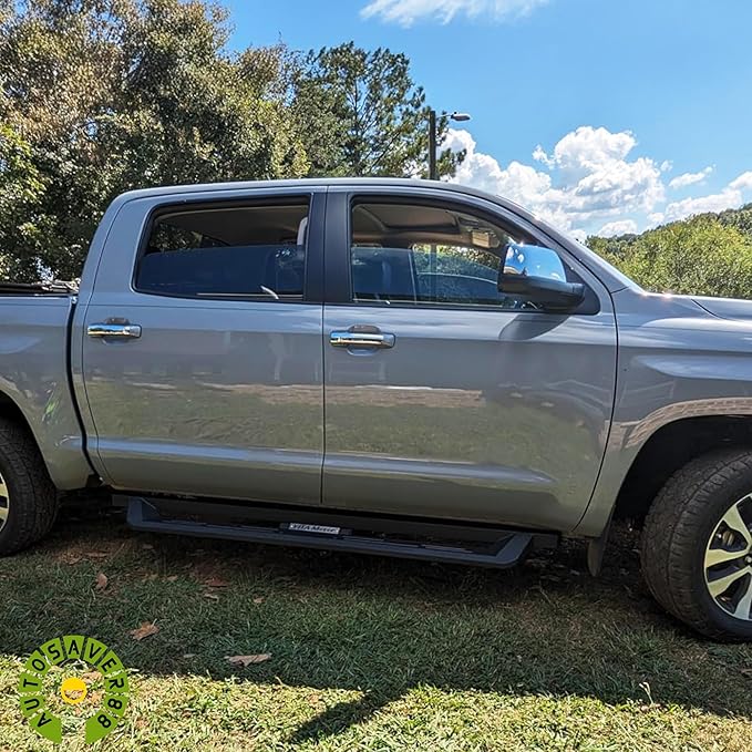 Running Boards Compatible with 2009-2018 Dodge Ram 1500 Crew Cab, 2019-2024 1500 Classic, 2010-2025 2500/3500, Drop Side Steps Carbon Steel Nerf Bars (Excl. New Body Style)