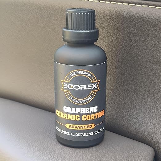 Graphene Ceramic Coating for Cars - 20H Professional Grade Top Coat Detailing Kit 50ML - Heavy Duty Automotive Paint Sealant for After Car Wash - Ultimate Hydrophobic Protection and High Gloss Shine