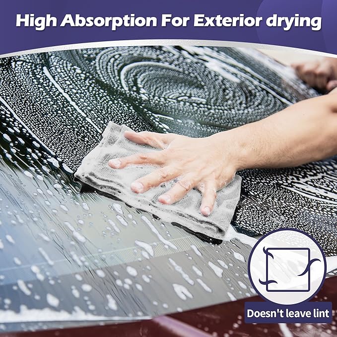 FIXSMITH Microfiber Cleaning Cloth Roll -75 Pack, Microfiber Towel Roll Tear Away, Reusable Cleaning Rags, Microfiber Towels for Cars, Dish Rags Dust Cloths for Kitchen, Home, Auto 11.5 x 11.5 inch