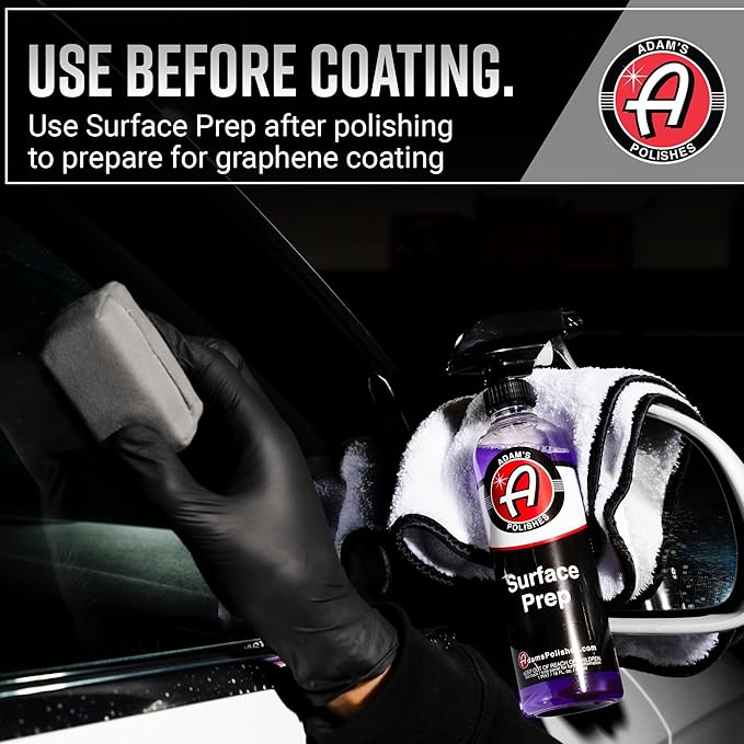 Adam's Polishes Surface Prep (16oz) - A Surface Cleanser Spray for Auto Paint Prep to Apply Any Ceramic Coating, Car Wax, or Spray Sealant | Use After Clay Bar, Car Wash & Orbital Polisher Treatment