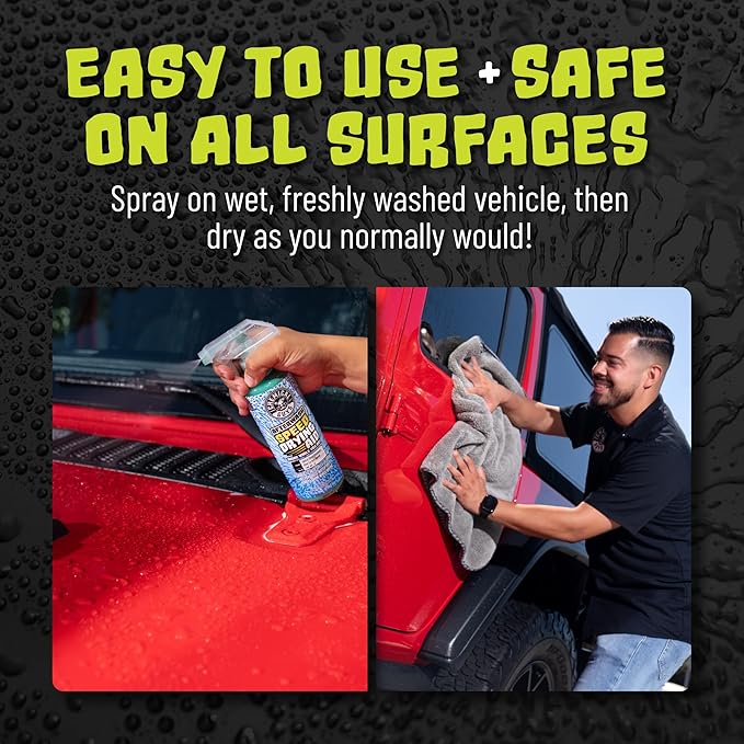 Chemical Guys After Wash Sprayable Gloss Boosting Car Wash Drying Aid - 16 oz Detail Spray Helps Reduce Water Spots, Adds Shine, and Speeds Drying for Cars, Trucks, and Motorcycles