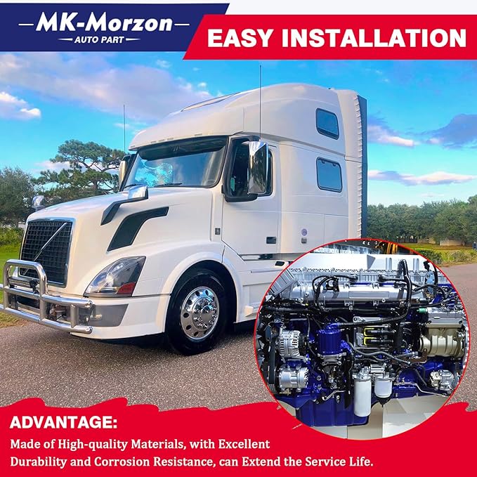 LF667(X2) LF3654 FF5507 FF5369 Fuel Oil Filter Kit Compatible with Volvo D12 D13 Oil Change Kit Replaces# 20972293 21707133 21707132