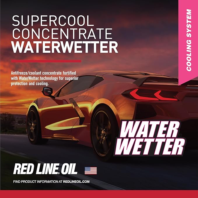 Red Line 81205 Supercool Concentrate Antifreeze/Coolant Fortified with WaterWetter, 1 Gallon (1)