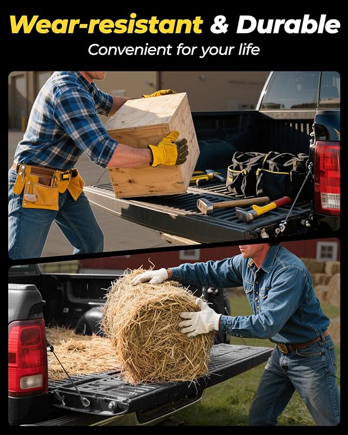 3W Bed Mat 6.8FT for Ford F250/F350/F450 2017-2025 2026 Super Duty Accessories Vehicle Bed, Durable All Weather Protection TPE Bed Liner for Heavy Duty Pickup Cargo Mat, Black