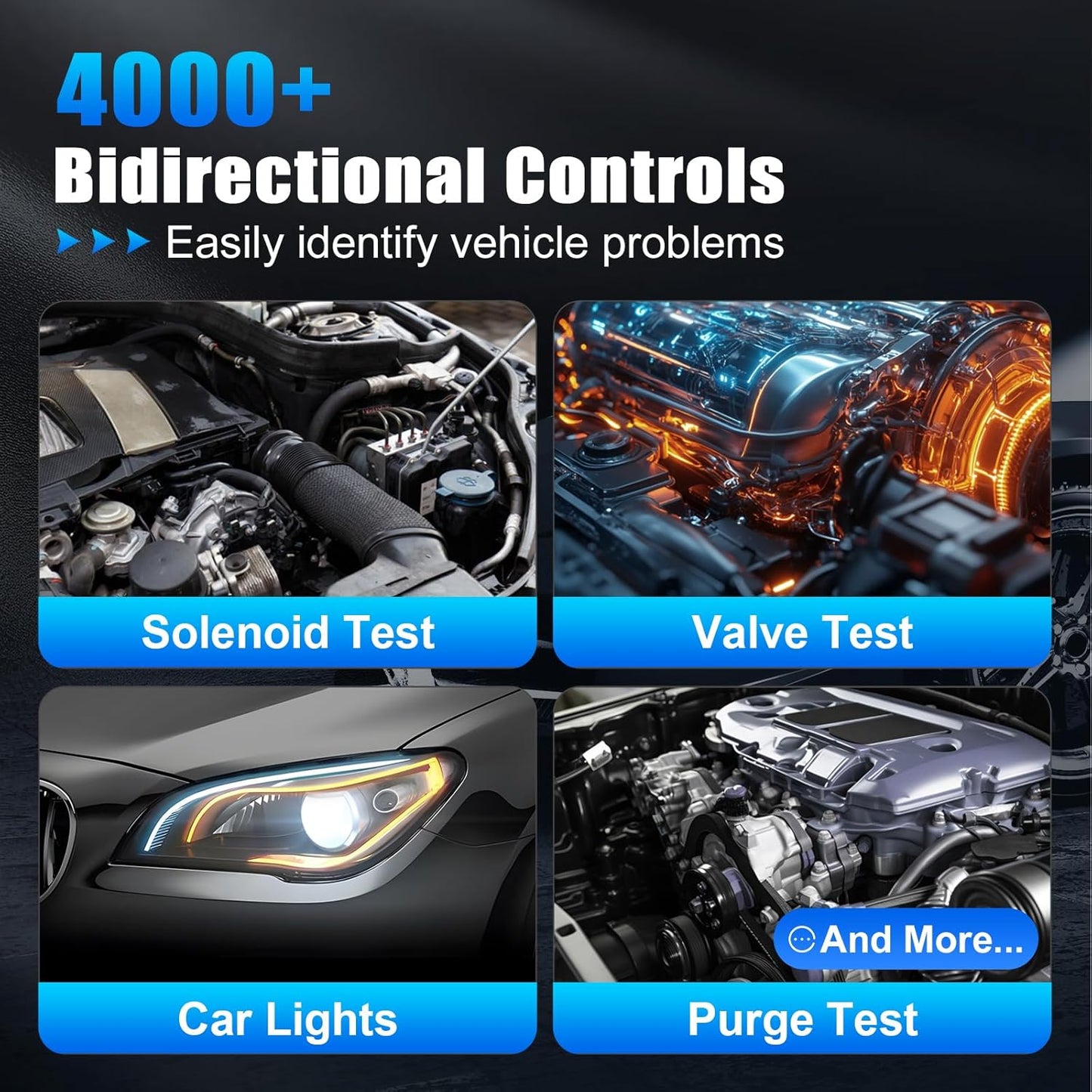 XTOOL D7S Bidirectional Scan Tool, 2025 OBD2 Scanner Diagnostic Tool with FCA AutoAuth, All System Car Scanner, 39+ Resets, ECU Coding, PMI, Upgrade of D7, Crankshaft Relearn, CAN FD/DoIP, 3-Yr Update