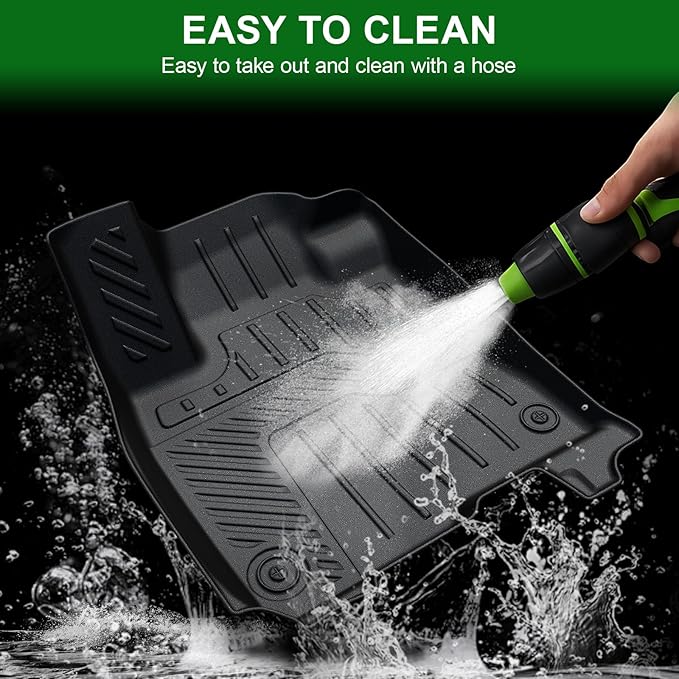 Floor Mats for 2023-2025 2026 Honda HR-V (Hybrid & Gasoline), TPE All Weather Protection Interior Car Floor Liners Door Sill Guards for Honda HRV Accessories