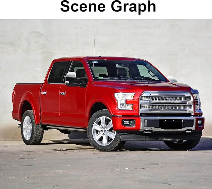 WLLW Upgrade style Towing Mirrors fit for 2004-2006 2007-2014 Ford F150 Pickup Power Heated Defrost Tow Mirrors with LED Turn Signal Puddle Light Chrome Cap