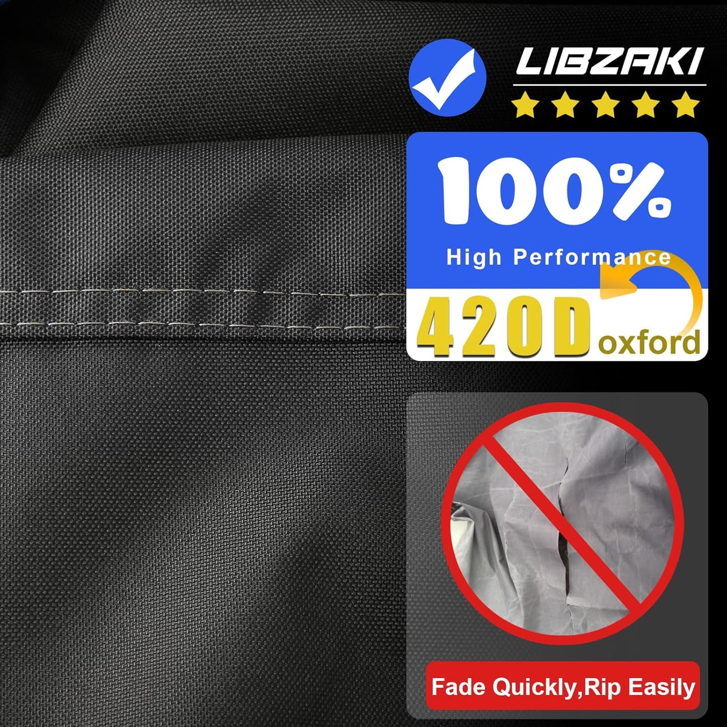 Motorcycle Cover Storage for Touring Models Harley Davidson Road King,Road Glide,Street Glide, Electra Glide,Heritage Classic,Low Rider-ST,and Most Motorcycles Blue