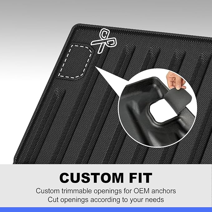 Maverick Truck Bed Mat and Tailgate Liner Compatible with 2022 2023 2024 2025 Ford Maverick - Custom Fit Cargo Mat for Ford Maverick 2024 2025 XL XLT Lariat and Maverick Hybrid All Weather Trunk Mat