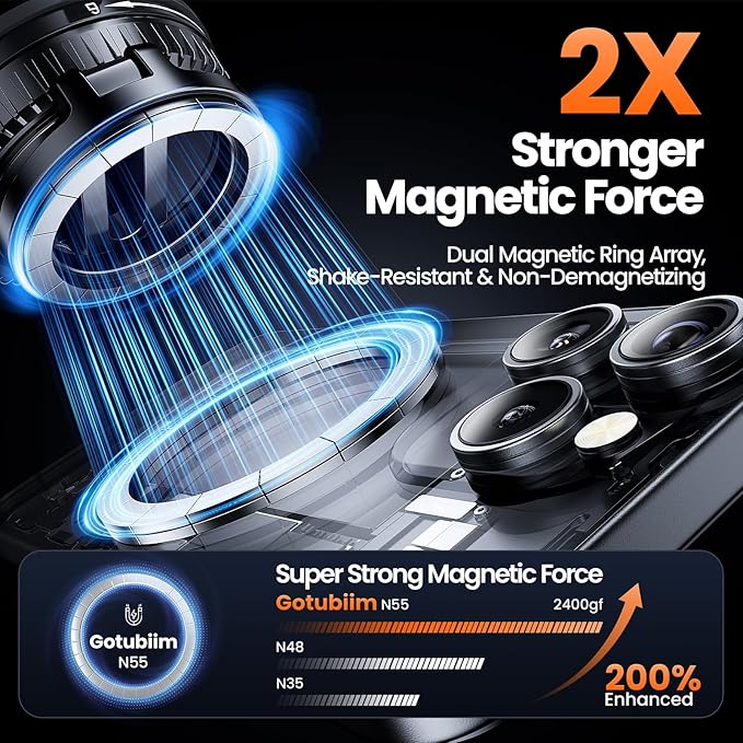 Vacuum Magnetic Car Phone Holder for MagSafe,360°Adjustable Car Phone Mount,Phone Holders for Your Car/Gym/Mirror,for iPhone 17 16 15 14 13 12 Series