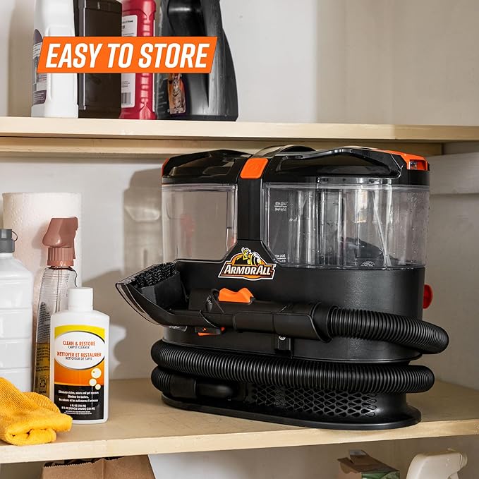 Armor All SCA702 901 7 Amp Portable Spot Cleaner for Car Cleaning, Carpet and Upholstery Stain Removal