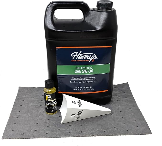 Henry's H3053518 SAE 5W-30 Full Synthetic Engine Oil Gallon and Fuel Treatment