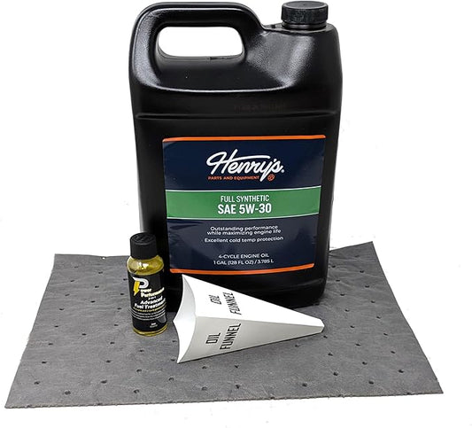 Henry's H3053518 SAE 5W-30 Full Synthetic Engine Oil Gallon and Fuel Treatment