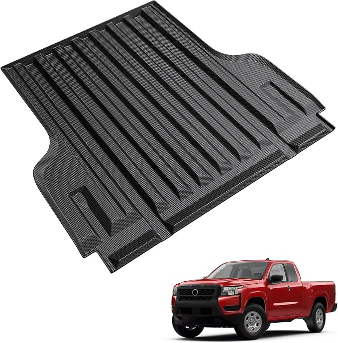 Bed Mat for Nissan Frontier 2022-2026, All Weather Truck Bed Liner for 2026 2025 Nissan Frontier Accessories, 5FT TPE Cargo Liner Truck Mat