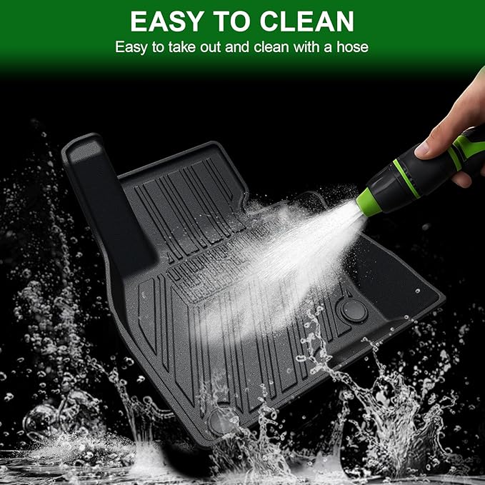 Floor Mats for 2017-2025 Mazda CX-5, TPE All Weather Protection Custom Fit Floor Liners Door Sill Guards for Mazda CX5 Accessories 2024 2025