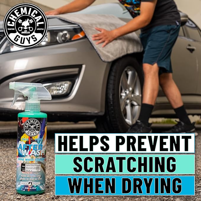 Chemical Guys CWS_801 After Wash Sprayable Gloss Boosting Car Wash Drying Aid (Helps Reduce Water Spots), 128 fl oz (1 Gallon)