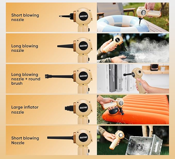 Handheld Vacuum Cleaner Cordless - 18000PA Strong Suction Rechargeable, 3-Speed Adjustable Portable Mini Dust Buster for Pet Hair, Car Detailing, Home, Office & Car Cleaning