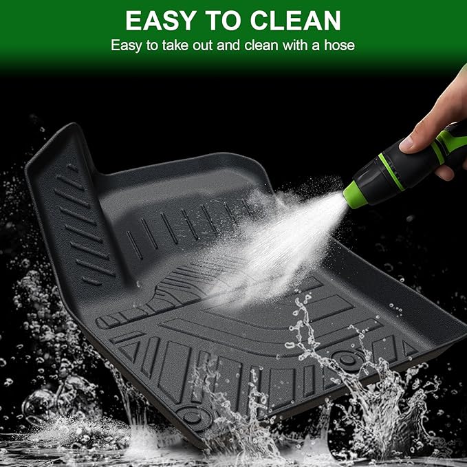 Floor Mats Fit for 2021-2024 2025 2026 Nissan Rogue (Not for Select/Sport Models), TPE Rubber All Weather Protection Heavy Duty Car Liners & 4 Door Sill Guards Accessories