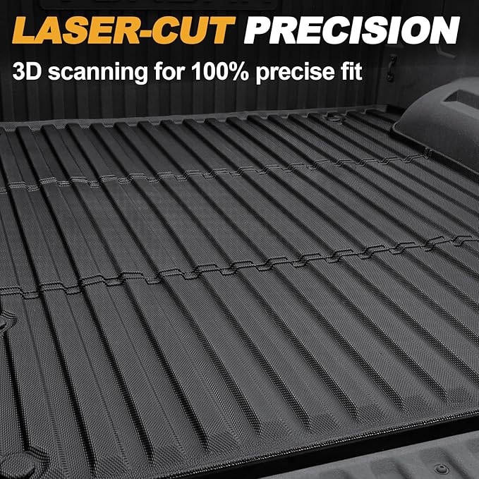 Bed Mat for Toyota Tundra 2022-2026, All Weather Truck Bed Liner for 2026 2025 Toyota Tundra Accessories, 5.5FT TPE Cargo Liner Truck Mat