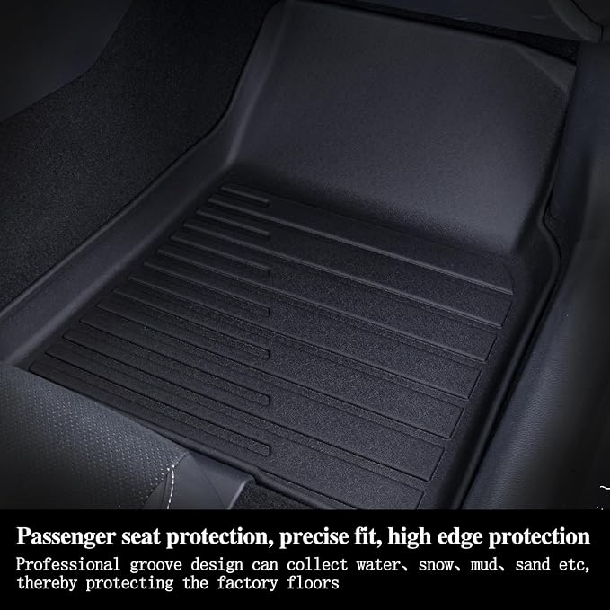 Floor Mat for Nissan Armada Infiniti QX80 2025 (Only for 8 Seats) TPE All Weather Protection Car Floor Liners Accessories