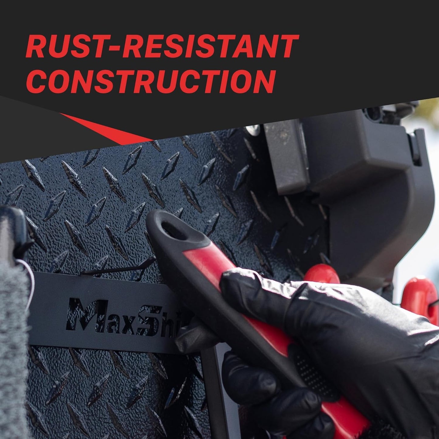 Maxshine Universal Detailing Brush Hanger - 6 Organizer Hooks, Lightweight Wall-Mounted Design for Auto Detailing Supplies, Ideal for Garage & Mobile Use, Easy to Install Car Care Organizer