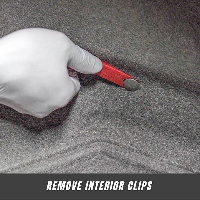 Sunplustrade Auto Trim Removal Tool Set (No Scratch Plastic Pry Tool Kit) - Auto Trim Tool Kit Car Tools, Easy Door Panel Removal Tool, Fastener Removal, Clip, Molding, Dashboards, Interior Trim Tools