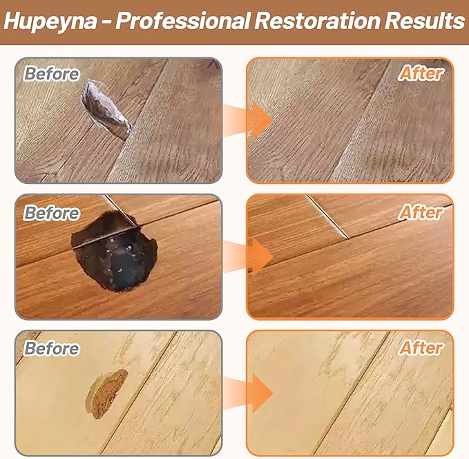 Wood Repair Kit, Wood Furniture Repair Kit, Wood Filler, Wood Putty and Beeswax- Repair Stains, Scratch, Cracks, Hole, Discoloration for Wooden Door, Table, Cabinet, Bed, Floor (Natural Wood Series)